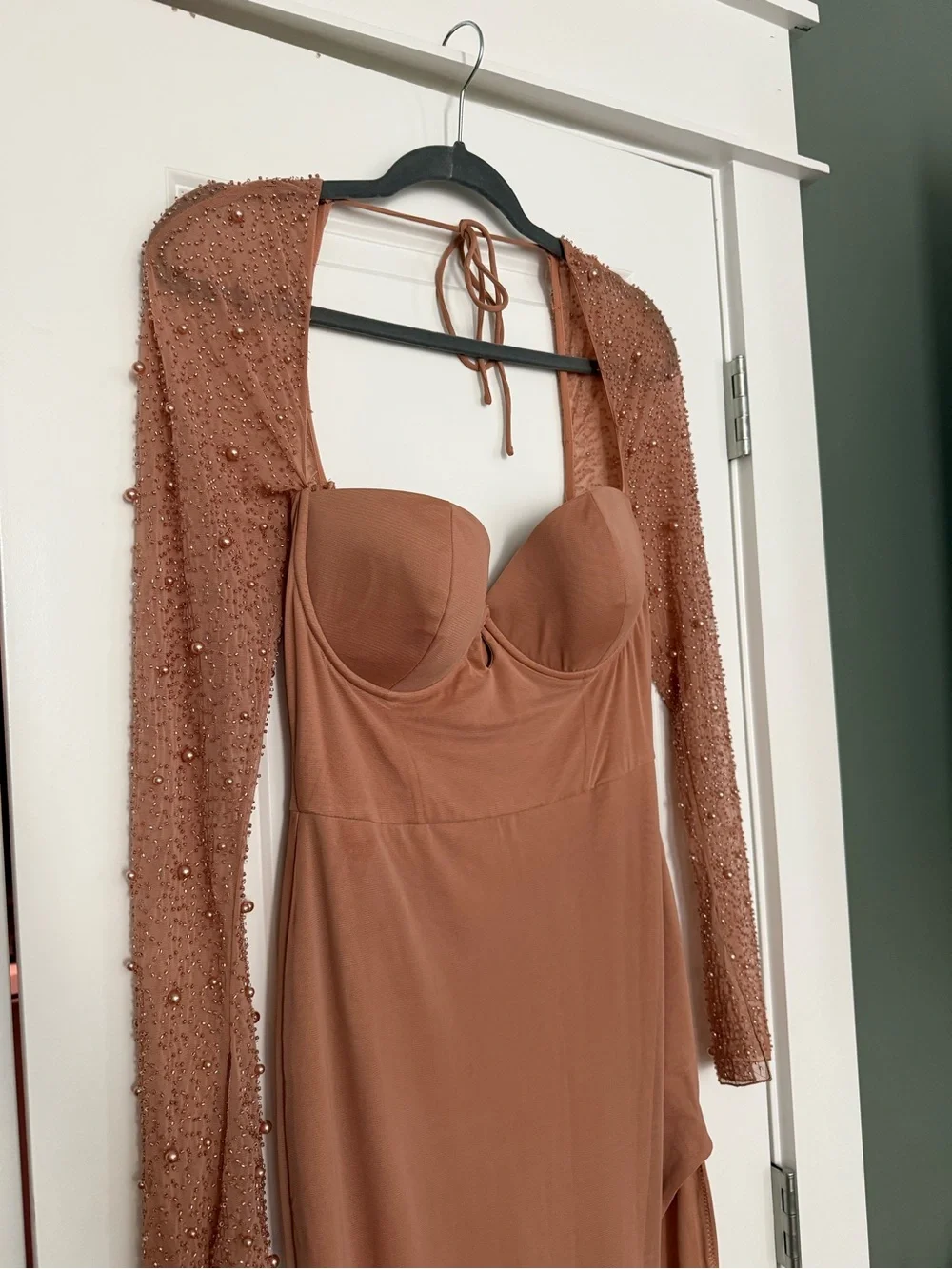 Ohpolly Long Embellished sleeve dress - Picture 4 of 5